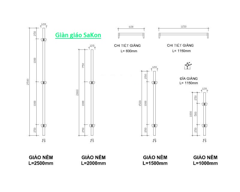 HỆ GIÀN GIÁO NÊM TIÊU CHUẨN1